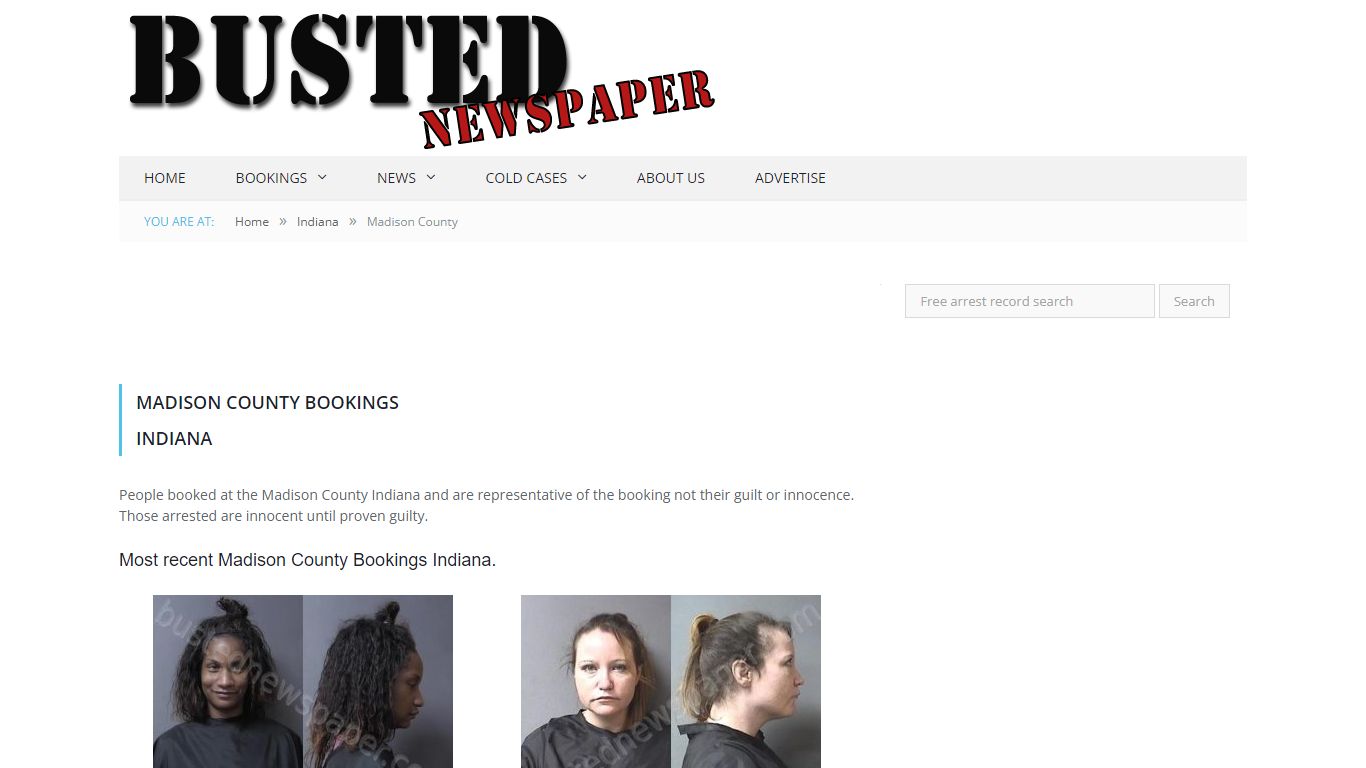 Madison County, IN Mugshots - BUSTEDNEWSPAPER.COM